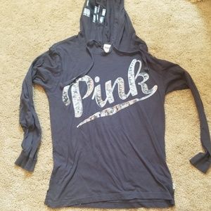 PINK bling hoodie